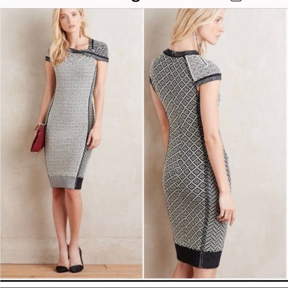 Anthropologie Josette by Bryon Lars Beauty Mark. It's black and white. Size 8 - Picture 7 of 15